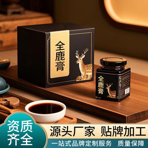 全鹿膏代加工 吉林双阳梅花鹿鹿产品男用滋补品全鹿膏oem贴牌厂家